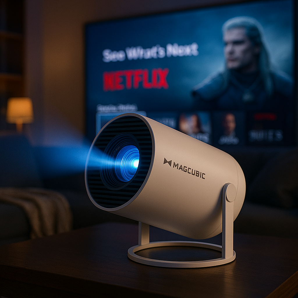 VisionCube Pro™ — Mini Proyector Cine en Casa
